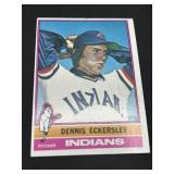 1976 Topps Dennis Eckersley Rookie Card Number 98