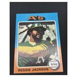 1975 Topps Reggie Jackson Baseball Card Number 300