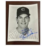 Shawn Boskie Signed Chicago Cubs Promotional Photo