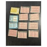 A Collection of Twelve Topps NFL Football Cards, 1