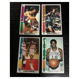 Four 1976-77 Topps NBA Basketball Trading Cards