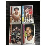 A Group of Four 1976-77 Topps Basketball Cards Inc