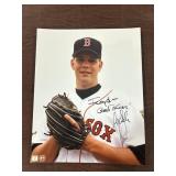 Jon Lester Signed Boston Red Sox 8x10 Photograph