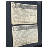 A Pair of 1952 Topps Chicago White Sox Baseball Ca