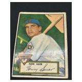1952 Topps Hank Sauer Baseball Card Number 35
