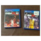 Two NBA 2K Video Games for PlayStation 4, Includin