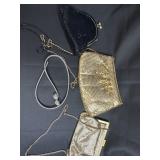 Vintage Metal Mesh Evening Bags and a Belt