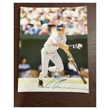 Jim Edmonds Autographed Anaheim Angels Action Phot