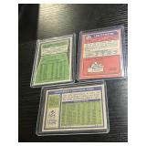A Trio of Topps Hall of Fame Quarterback Trading C