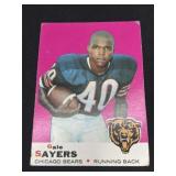1969 Topps Football Gale Sayers Card Number 51