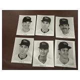Six Baltimore Orioles Team-Issued Promotional Pres
