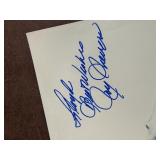 Roy Sievers Signed Chicago White Sox Black and Whi