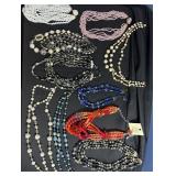 Multi-Strand and Beaded Costume Necklaces