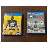 A Pair of PlayStation 4 Sports Video Games Includi