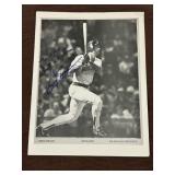 Greg Brock Autographed Milwaukee Brewers Promotion