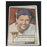1952 Topps Willard Ramsdell #114 Chicago Cubs Base
