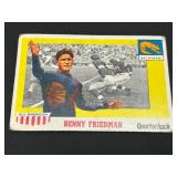1955 Topps All-American Benny Friedman Football Ca