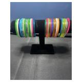Plastic and Resin Bangle Bracelets