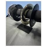 Wide Domed Bangle Bracelets