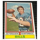 1974 Topps Football Joe Ferguson Buffalo Bills Roo