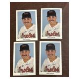 A Set of Four Baltimore Orioles Team-Issued Postca