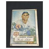 1952 Topps Marlin Stuart Baseball Card Number 208