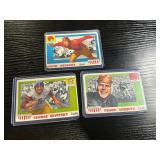 A Trio of 1955 Topps All-American Football Cards