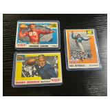 Three 1955 Topps All-American Football Cards Inclu