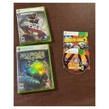 Three Microsoft Xbox 360 Video Games Including Bio