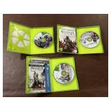 Three Assassin's Creed Franchise Video Games for X