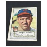 1952 Topps Mickey Harris Cleveland Indians Basebal