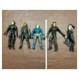A Collection of five Toy Biz Marvel action figures