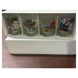 Set of Four NASCAR Commemorative Rocks Glasses, 19