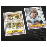 Two 1980 Topps Football Cards Featuring Dan Dierdo