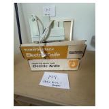 Vintage Electric Knives and Knife Sharpener