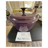 Purple Cast Iron Dutch Oven