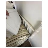 Full Bed w White Headboard