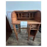 Small Wood Rolltop Desk