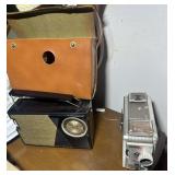 GE Transistor Radio, Kodak Brownie Movie Camera