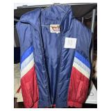 Vintage Chevron Puffer Vest