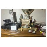 Contents of the top of the dresser