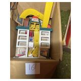 1970s/80s Exxon Gas Station Parking Garage Playset