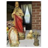 Religious Figurine Lot