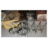 Glassware, Anchor Hocking Salad Set & Crystal