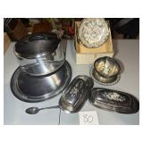 Aluminum Tableware & Silver-Plated Serving Group