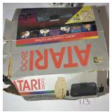 Vintage Atari 2600 Console System with Box & Games