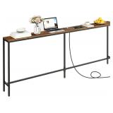 78.7' Console Table with Power Outlet