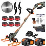 13-Inch Cordless Trimmer 2x21V 5.0Ah Battery