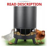 Solution4Patio 50LB No-Waste Feeder, Green