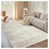 Washable Area Rug for Living & Bedroom, 5x7